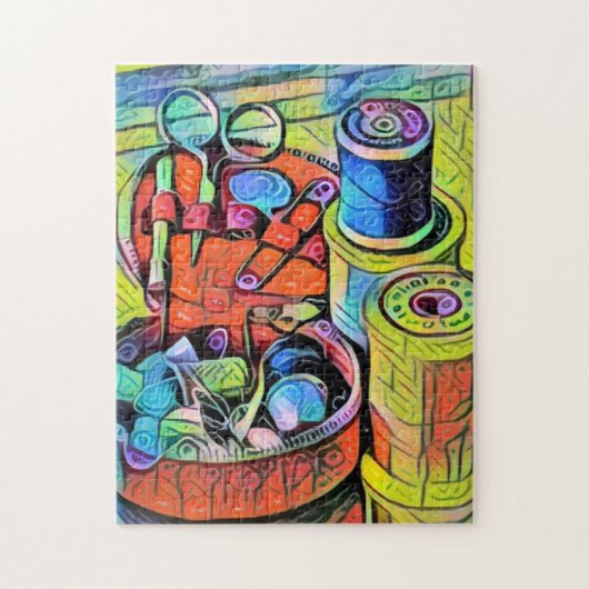 情熱的に縫う ジグソーパズル (縦)