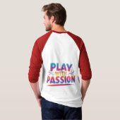 情熱遊を持って Tシャツ (裏面フル)