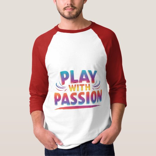情熱遊を持って Tシャツ (正面)