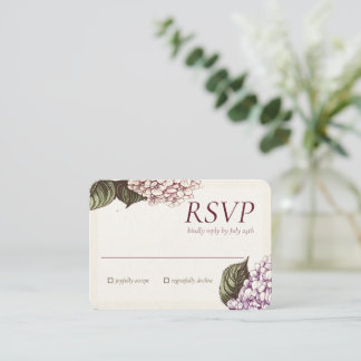 情熱 | ウェディング 招待 RSVP エンクロージャーカード
