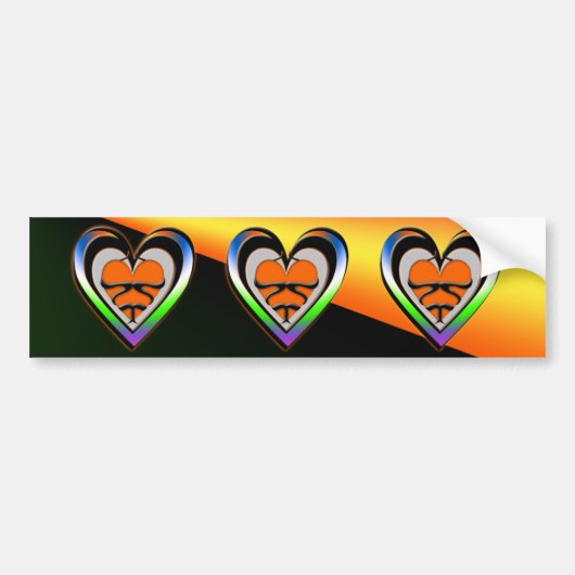 情熱 バンパーステッカー (正面)