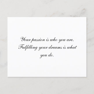 情熱 ポストカード