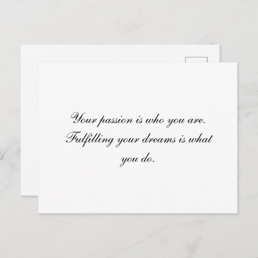 情熱 ポストカード (正面/裏面)