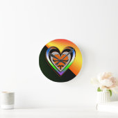 情熱 ラウンド壁時計 (ホーム)