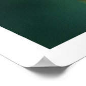 情熱、創造性、火 – 春はっきりしたの花 ポスター (角)