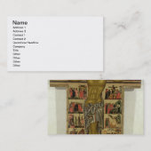 情熱、学校の物語のはりつけの 名刺 (正面/裏面)