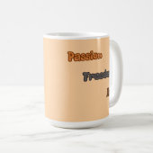 情熱、自由、芸術 コーヒーマグカップ (正面右)