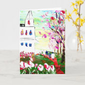 情熱VI カード (黄色い花)