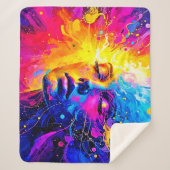 情緒放射能ポートレート シェルパブランケット (正面)