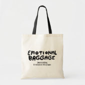情緒的な手荷物かわいいおもしろい トートバッグ (正面)