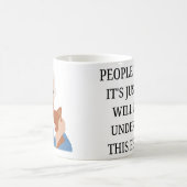 情緒的な犬の恋人マグカップ コーヒーマグカップ (中央)