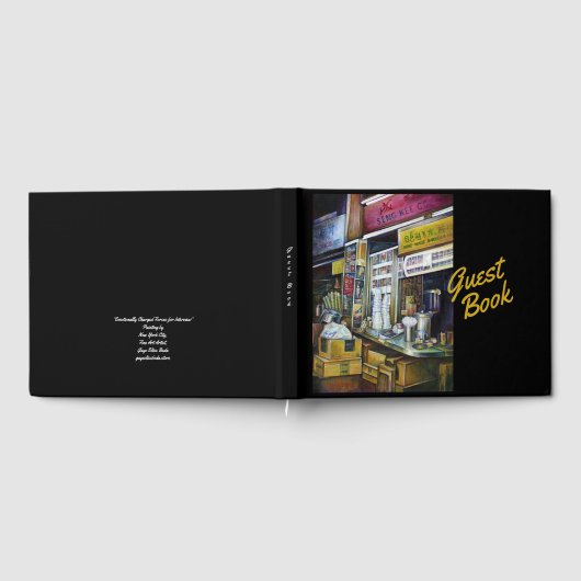 情緒的に起訴された軍が面接を受ける ゲストブック (全面)