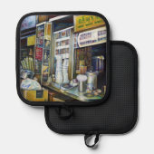 情緒的に起訴された軍が面接を受ける 鍋敷き (正面/裏面)