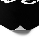 情緒的キャベツおもしろいベジプンダークBG ポスター (角)