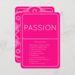 情緒的指導尺度の情熱の魅力の法則 招待状