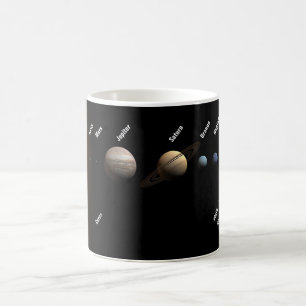 惑星および小型惑星の宇宙NASA コーヒーマグカップ