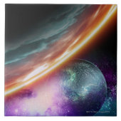 惑星および月。 のコンピュータアートワーク タイル (正面)