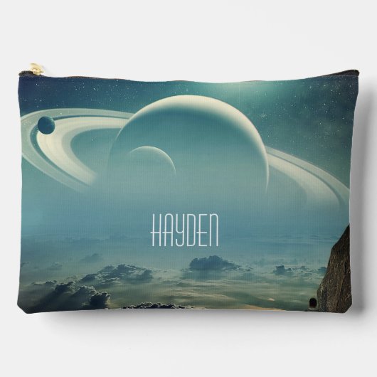 惑星お洒落宇宙Dreamscape パーソナライズされた アクセサリーポーチ (正面)