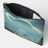 惑星お洒落宇宙Dreamscape パーソナライズされた アクセサリーポーチ (見開き)