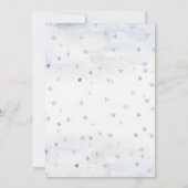 惑星が最初に太陽のまわりにの1番目の誕生日を旅行 招待状 (裏面)