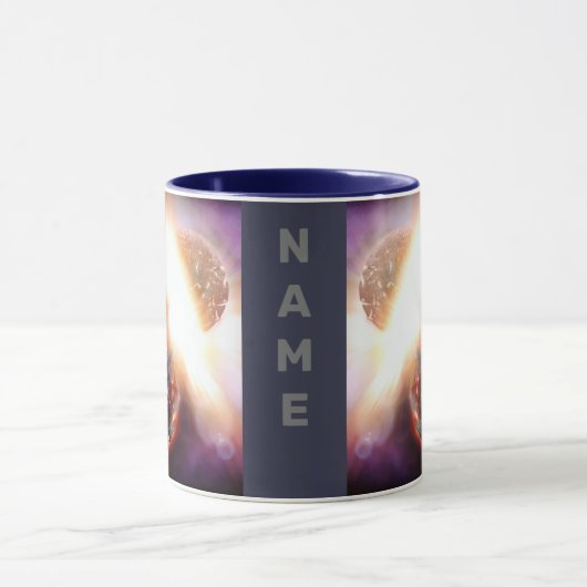 惑星が衝突 マグカップ (中央)