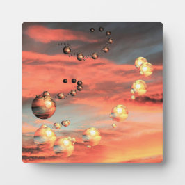 惑星が豊富にある フォトプラーク