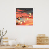 惑星が豊富にある ポスター (キッチン)