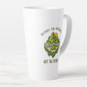 惑星ではなく家父長制を破壊する カフェラテマグ (右アングル)