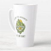 惑星ではなく家父長制を破壊する カフェラテマグ (左アングル)