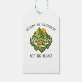 惑星ではなく家父長制を破壊する ギフトタグ (正面)