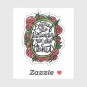 惑星ではなく家父長制を破壊する シール (シート)