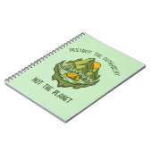 惑星ではなく家父長制を破壊する ノートブック (左側)