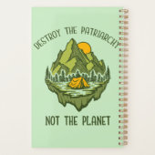 惑星ではなく家父長制を破壊する プランナー手帳 (裏面)