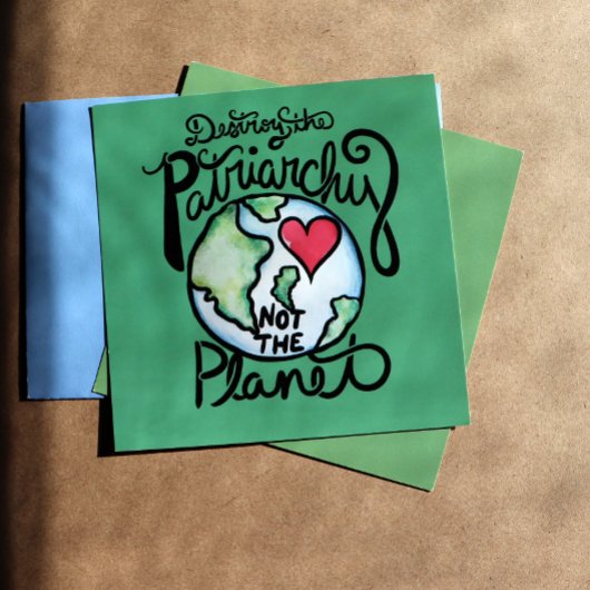 惑星ではなく家父長制を破壊する ポスター
