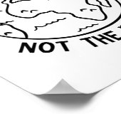 惑星ではなく家父長制を破壊する ポスター (角)