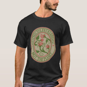 惑星ではなく家父長制を破壊する Tシャツ