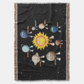 惑星とシス太陽のテム スローブランケット (正面縦)