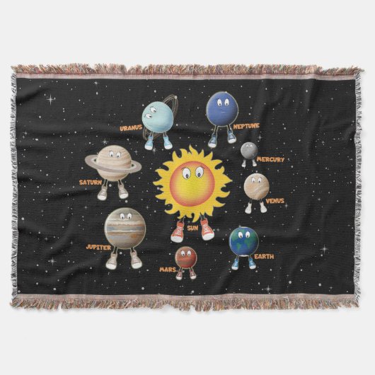 惑星とシス太陽のテム スローブランケット (正面)