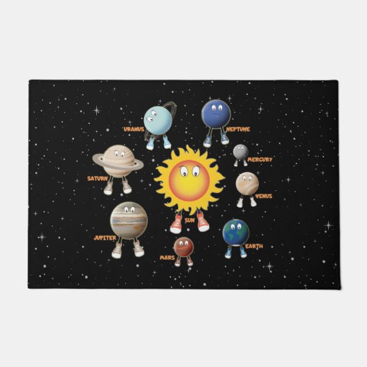 惑星とシス太陽のテム ドアマット (正面)
