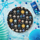 惑星とシス太陽のテム ペーパープレート (パーティー)