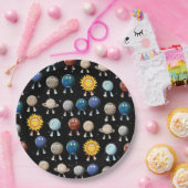 惑星とシス太陽のテム ペーパープレート (パーティー)