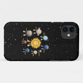 惑星とシス太陽のテム Case-Mate iPhoneケース (裏面(横))