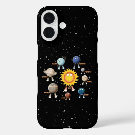 惑星とシス太陽のテム Case-Mate iPhoneケース (裏面)