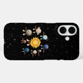 惑星とシス太陽のテム Case-Mate iPhoneケース (裏面 (横))