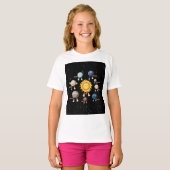 惑星とシス太陽のテム Tシャツ (正面フル)