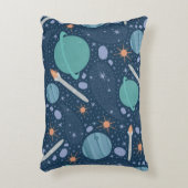 惑星とロケット銀河 アクセントクッション (正面(垂直))