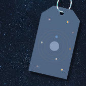 惑星とロケット、宇宙の感謝のギフトタグ ギフトタグ