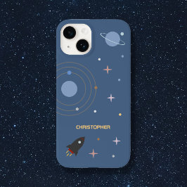 惑星とロケット、宇宙船外箱 Case-Mate iPhone 14ケース