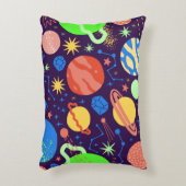 惑星と宇宙テーマピローケース アクセントクッション (正面(垂直))