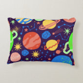 惑星と宇宙テーマピローケース アクセントクッション (裏面)